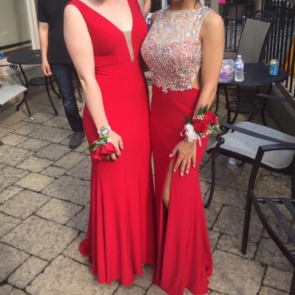 Beautiful Open Back Dress Custom - Picture 4 of 5